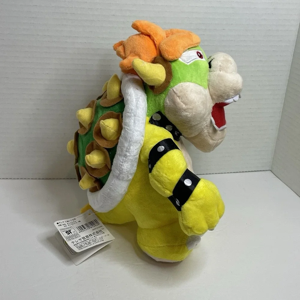 Nintendo Sanei Super Mario HTF King Bowser Stuffed Animal Plush Toy  9